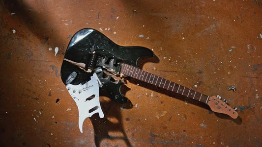 broken guitar